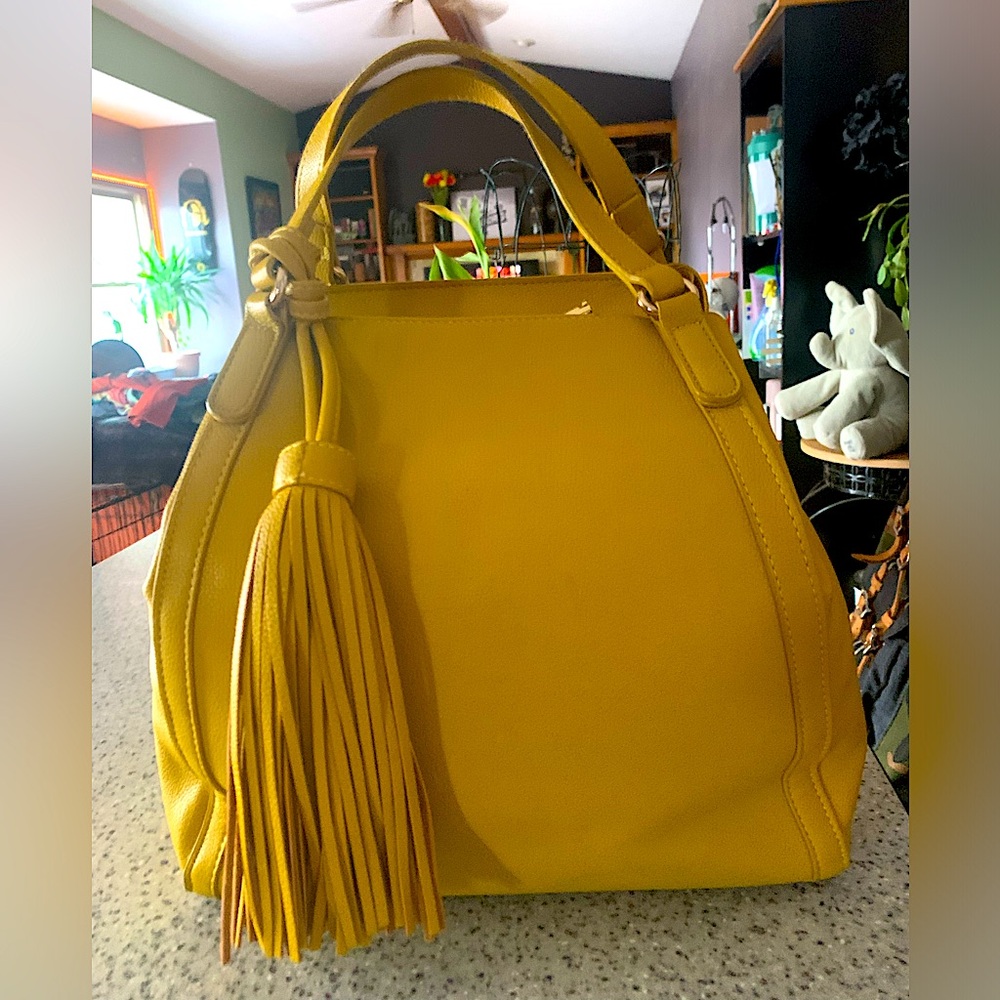 🔥Pink Haley Mustard Tote Bag